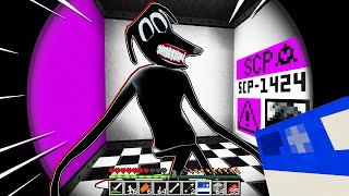 NON FARTI MORDERE DA CARTOON DOG  Minecraft SCP 1424 [upl. by Keisling]