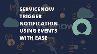 ServiceNow Events  ServiceNow trigger Email notification from Event  ServiceNow Events Management [upl. by Bolitho517]