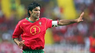 Luis Figo El Paso Doble Goals amp Skills [upl. by Znieh]