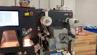 2021 Grafisk Maskinfabrik GM LC350 Laser Die Cutter [upl. by Yemarej]