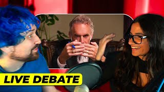 Jordan Peterson Triggers Intense IRL Debate w Feminist TikToker Farha Khalidi [upl. by Asillam]