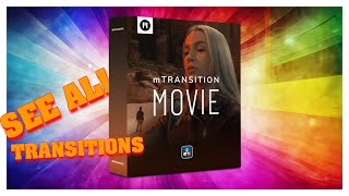 See All mTRANSITION MOVIE transitions from MotionVFX PACK DaVinci Resolve 186 [upl. by Alessig]