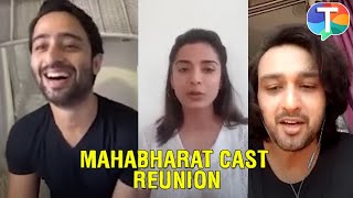 Fun REUNION of Mahabharat cast  Shaheer Sheikh Saurabh Raj Jain Pooja Sharma amp others [upl. by Grimbal]