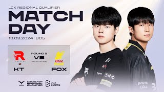 Bình Luận Tiếng Việt KT vs FOX  Round 2  Vòng Loại Khu vực LCK 2024 [upl. by Linnell170]