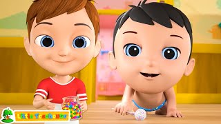 Johny Johny Oui Papa Comptine pour Bébés par Little Treehouse Français [upl. by Ltney275]