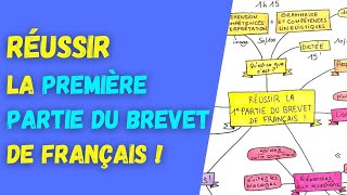 1e partie du BREVET de FRANÇAIS  RÉUSSIR LES QUESTIONS [upl. by Anu]