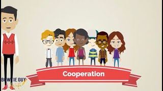 Character Trait  Cooperation  Educational Social Studies Video for Elementary Students amp Kids [upl. by Firehs]