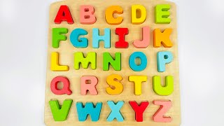 Best Learn ABC Puzzle  Preschool Toddler Learning Toy Video [upl. by Panayiotis633]