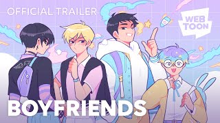 Boyfriends Official Trailer  WEBTOON [upl. by Oirrad]