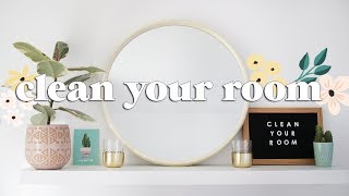 How to Deep Clean Your  Room Spring Cleaning 2018 [upl. by Ricki]