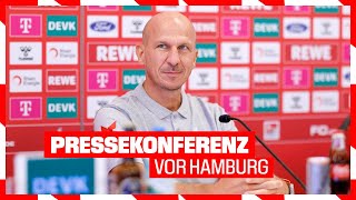 LIVE Pressekonferenz vor Hamburg  1 FC Köln [upl. by Harpp]