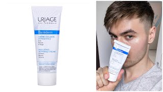 Uriage Bariederm Insulating RepairingCream Review Holy Grail  Acne and Malassezia [upl. by Hplodur]