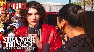 Finn Wolfhard  Stranger Things 3 Premiere  Netflix [upl. by Lielos]