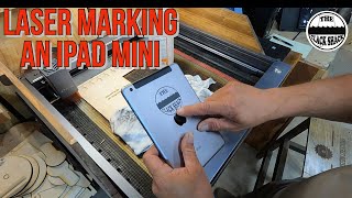 Laser marking an IPad mini [upl. by Donata]