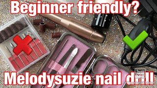 Beginner friendly nail drill Melodysuzie review from amazon [upl. by Farleigh]