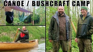 Bushcraft Camp amp Canoe Trip in Kent [upl. by Donella]