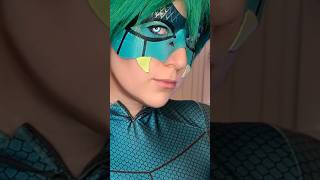 Transition Viperion cosplay miraculousladybug Viperion lukacouffaine luka superhero snake [upl. by Ltsyrk]