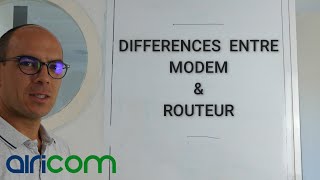 Différences entre un modem et un routeur [upl. by Halivah]