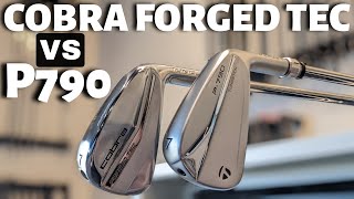 2022 Cobra Forged Tec vs Taylormade P790  Head 2 Head Review amp Comparison [upl. by Kristen]