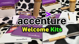 Accenture Welcome Kits 2022 🔥 [upl. by Arodnap]