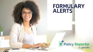 Formulary Alerts From Policy Reporter [upl. by Lovett]