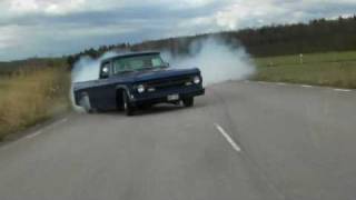 Dodge D100 440 burnout [upl. by Isoj]