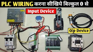 Plc Input amp Output Wiring Delta Plc Wiring Plc Wiring with Relay Card SNTECHNICAL [upl. by Frodin363]