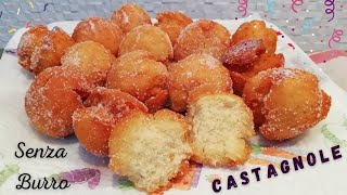 CASTAGNOLE Di CARNEVALE All Arancia E Yogurt [upl. by Ahsennod]