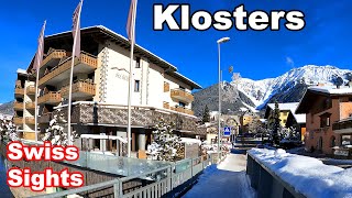 Klosters Switzerland 4K Winter Village Schweiz [upl. by Kjersti989]