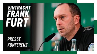 Pressekonferenz mit Ole Werner amp Clemens Fritz vor Frankfurt  Eintracht Frankfurt  Werder Bremen [upl. by Anairam]