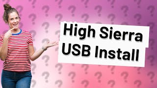 How to install macOS High Sierra from USB [upl. by Delahk]