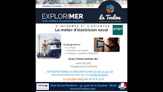 Explorimer 30 juin 2023  Métier délectricien naval [upl. by Mairb784]