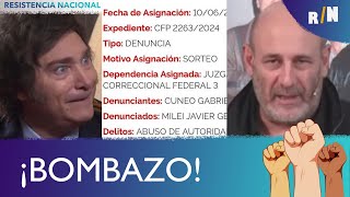 SANTIAGO CÚNEO LE HIZO UN PEDIDO AL PUEBLO Y LA OPOSICIÓN TRAS LA DENUNCIA A MILEI quotHAY QUEquot [upl. by Whittaker]