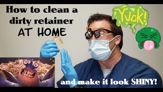 DIY way to clean retainers and make them look SHINY every time [upl. by Biamonte]