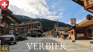 Driving Verbier Switzerland 🇨🇭  4K Scenic Drive [upl. by Eckart]