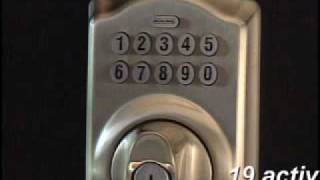 How To Program Your Schlage BE365 Keypad Deadbolt [upl. by Aikahs]