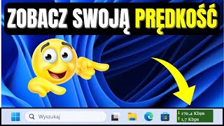 🖥️ Jak Wyświetlić Prędkość Internetu Na Pasku Zadań w Windows 1011 [upl. by Meda50]