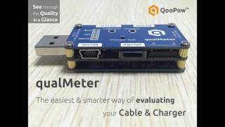 qualMeterFinally a Smart USB CableCharger Tester for Dummies [upl. by Ilaire]