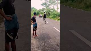 Cycle Wheelie Stunt Mini Blog trending shorts stunt [upl. by Chinua]