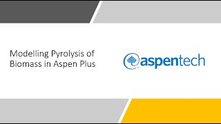 Pyrolysis of biomass in Aspen Plus  Part 1 Grinding and Drying of biomass [upl. by Arianna]