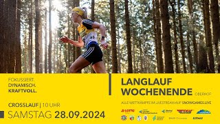 DSV Deutschlandpokal Skilanglauf 2024 Crosslauf [upl. by Coltun]