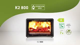 K2 800 II FIREPLACE STOVE LACUNZA II EN [upl. by Kay]