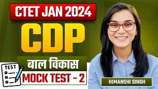 CTET 2024  CDP Mock Test02 by Himanshi Singh [upl. by Medrek]