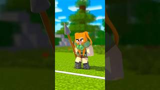 Spear Throwing Challenge Herobrine VS Mrbeast… roblox minecraft shorts [upl. by Rolph]