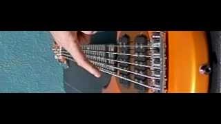 Bass guitar strings slow motion  1200 FPS [upl. by Horst]