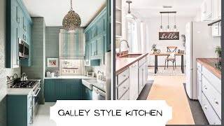 Do You Have A Galley Style Kitchen Galley Kitchen Home Decor amp Design  And Then There Was Style [upl. by Ifen]