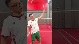 Mastering the Art of Badminton Backhand  A Complete Guide badmintontechnique badmintonplayer [upl. by Mccreary]