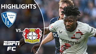 🚨 50 GAMES 🚨 Bochum vs Bayer Leverkusen  Bundesliga Highlights  ESPN FC [upl. by Michigan896]