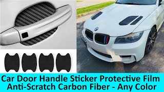 Universal Car Door Edge Scratch Protector Builtin Steel Disc Anti Collision Strip Bumper Strip [upl. by Laemsi]