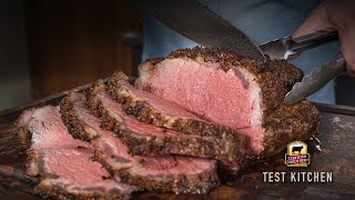 Reverse Sear Caramelized New York Strip Roast [upl. by Sair]